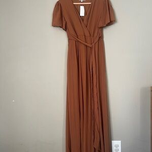 Baltic Born Elegant Terracotta Dress